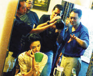 《色·戒》拍攝現場