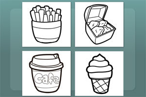 食品填色 食品填色