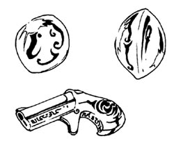 (圖)幻武兵器的原型為「幻武大豆」,使用者和幻武兵器的精靈訂下契約,精靈便會為使用者所驅使,精靈分為許多種類,隨著精靈類型的不同,能力、力量、外型都各有不同。