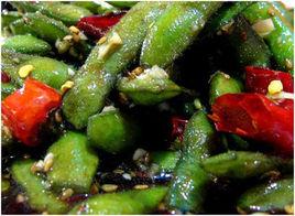 麻辣雞肫毛豆 麻辣雞肫毛豆