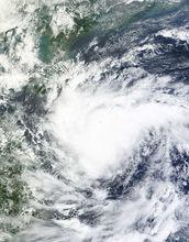 熱帶風暴環高 衛星雲圖