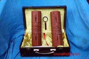 竹簡雕刻 竹簡雕刻