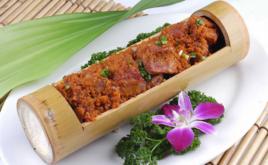 竹筒蒸排骨 竹筒蒸排骨