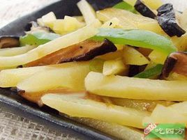 香菇炒薯條 香菇炒薯條