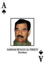 “撲克牌通緝令”之黑桃A——薩達姆