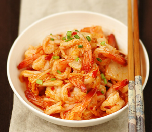 韓式泡菜蝦 韓式泡菜蝦