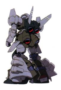 MS-07H-8飛行型古夫 背部視圖