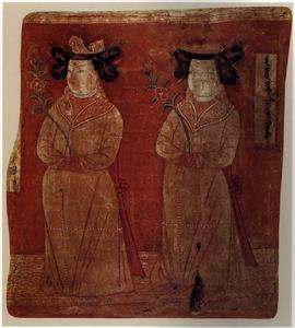 回鶻王族女供養人像 回鶻王族女供養人像