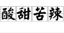 酸甜苦辣[漢語成語]