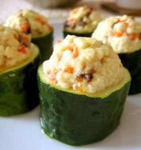 蒸豆腐黃瓜盅 蒸豆腐黃瓜盅