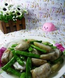 梅豆炒芋艿 梅豆炒芋艿