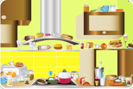 廚房物品連連看 廚房物品連連看