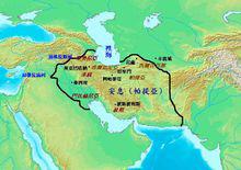 帕提亞帝國的疆域