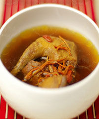 花旗參冬蟲草燉乳鴿 花旗參冬蟲草燉乳鴿