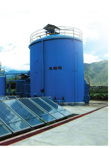 沼氣[有機物經微生物作用產生的可燃氣體]