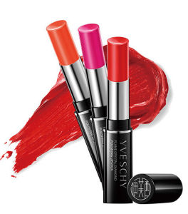 伊芙西烈焰晶鑽潤色唇膏(三色：烈焰紅、珊瑚橙、羅蘭粉，4.5g/支/128元)