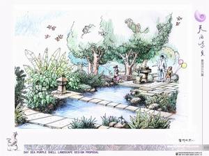 同業天海紫貝景觀水系