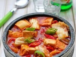 淡菜白菜板豆腐湯 淡菜白菜板豆腐湯