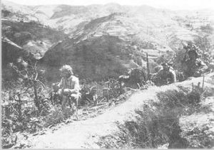 松山戰役子高地大爆破