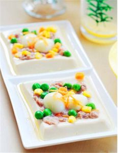 彩色豆腐蒸 彩色豆腐蒸