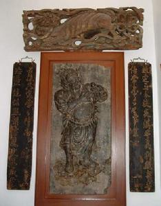 高浮雕鍾馗石板