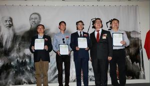 大風堂成立九十周年紀念作品展頒獎現場