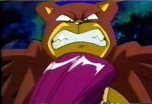 動畫裡圈圈熊突然冒出來嚇武藏