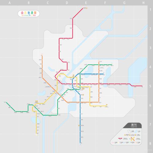 南昌捷運2021年規劃線路圖