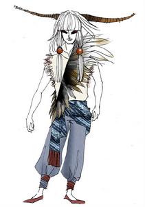 孫飛虎山賊服裝設計效果圖