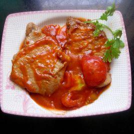 茄汁豬排 茄汁豬排