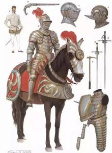 英軍重騎兵的裝備 訓練和馬匹都勝於對手