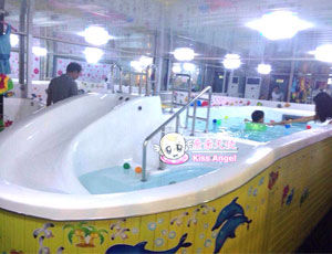 親親天使豪華帶滑梯兒童游泳池