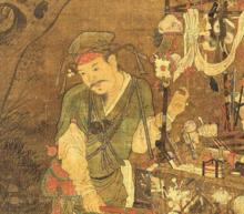 《貨郎圖》局部