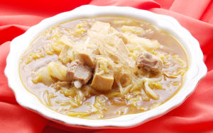 凍豆腐粉條金針菇 凍豆腐粉條金針菇