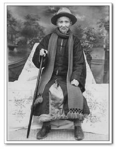 恩師王世祥遺像 一九四零年春月