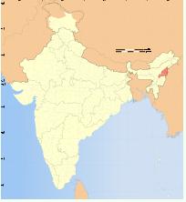 那加蘭邦 地理位置