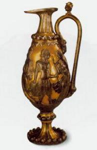 鎏金胡人頭執壺 鎏金胡人頭執壺