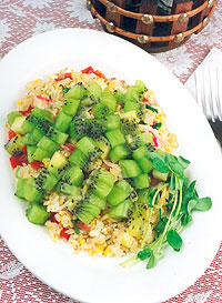 奇異果炒飯 奇異果炒飯