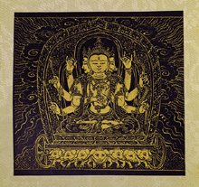 摩利支提婆神像