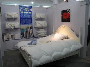 企業在羽絨節博覽會上的展位