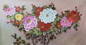 吳招明油畫作品