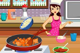 製作牛肉辣椒飯 製作牛肉辣椒飯