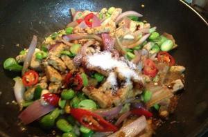 印尼豆餅炒臭豆 印尼豆餅炒臭豆