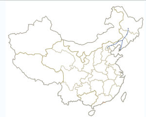 京哈客運專線路線圖