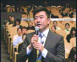 芮成鋼向歐巴馬提問