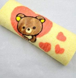 彩繪拉拉熊蛋糕卷 彩繪拉拉熊蛋糕卷