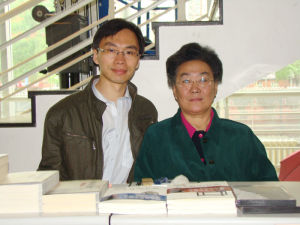 與評書名家連麗如在一起