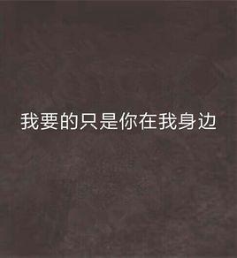 我要的只是你在我身邊 我要的只是你在我身邊