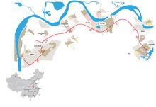 武黃城際鐵路規劃圖