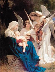 天使之歌[威廉&middot;阿道夫&middot;布格羅創作畫作]